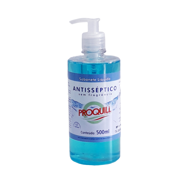 SABONETE ANTISSÉPTICO PROQUILL C/ 500 ML C/ VÁLVULA